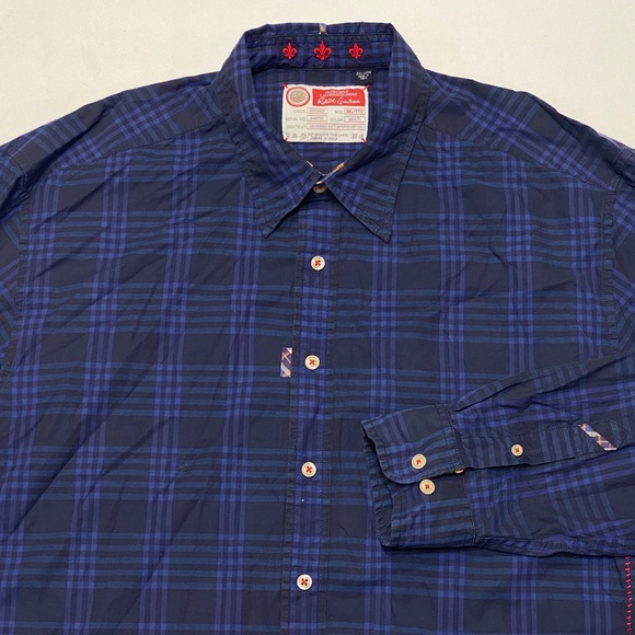 (Sold)Robert Graham The Freshly Laundered Shirt Button Up Mens Size 2XL Plaid - Picture 1 of 5